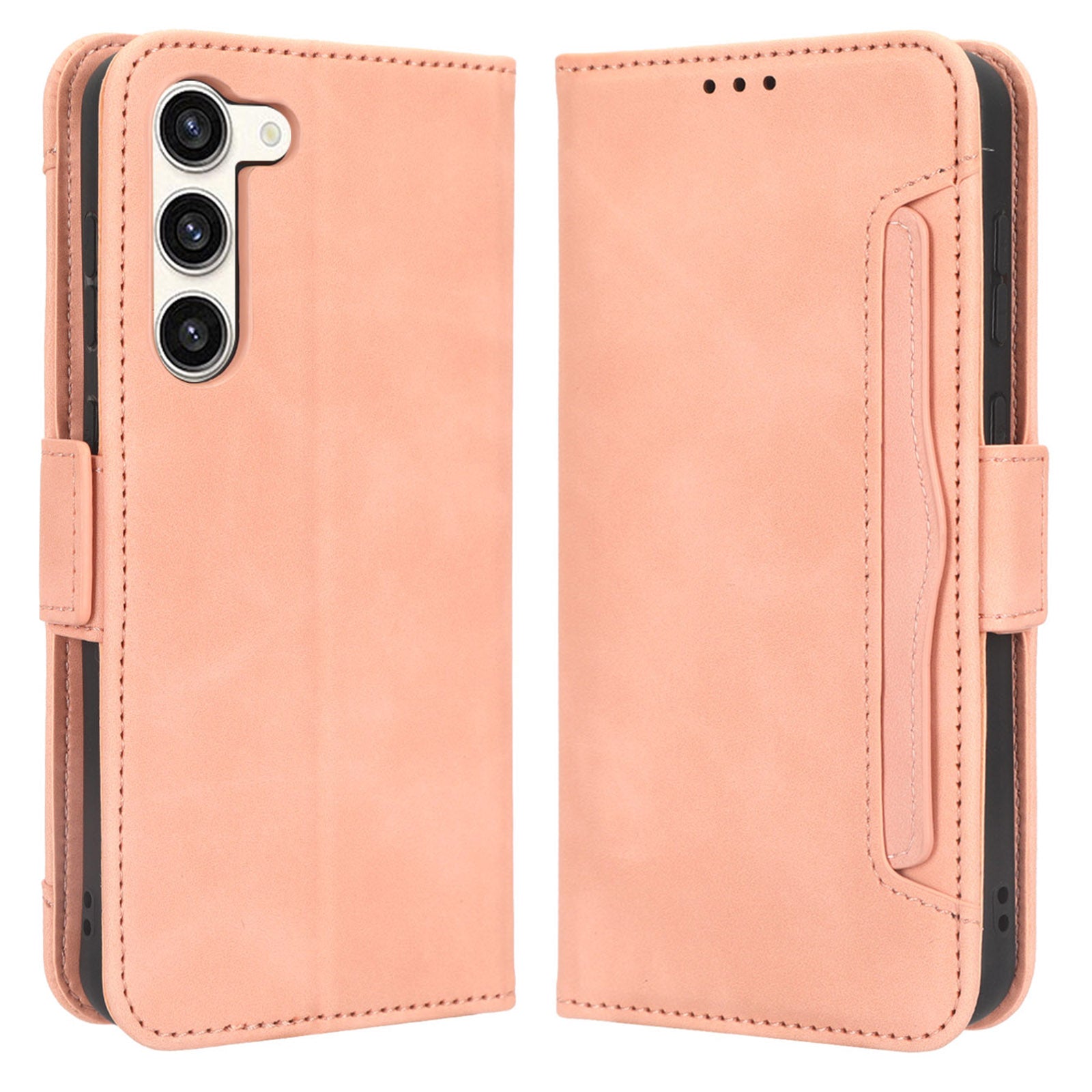 Wallet Flip Cover for Samsung Galaxy S23 PU Leather Phone Case Multiple Card Slots Stand Shell Wallet Flip Cover for Samsung Galaxy S23 PU Leather Phone Case Multiple Card Slots Stand Shell